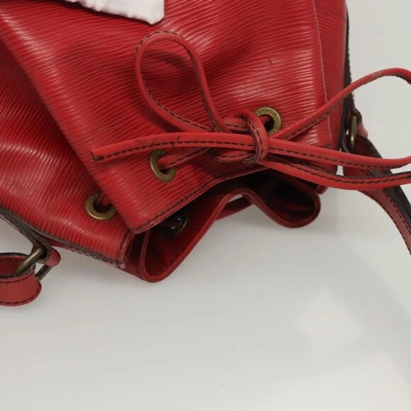LOUIS VUITTON Epi Petit Noe Shoulder Bag Red M44107 LV Auth 127112 - Picture 7 of 16